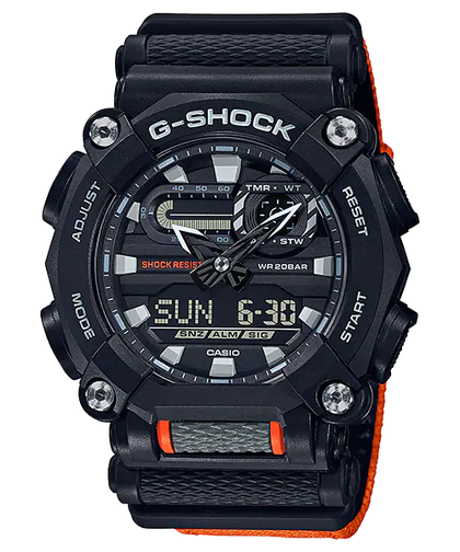 CASIO G-SHOCK Analog-Digital Black Dial Men's Watch #GA-900C-1A4DR