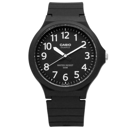 CASIO Resin Analog Mens Watch #MW-240-1BVDF