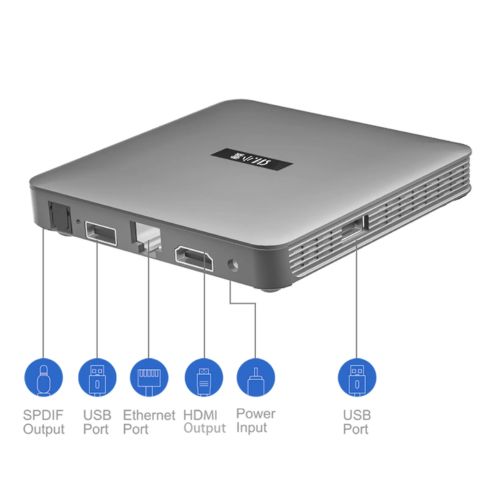 How does the Svicloud TV Box Connect the Speaker and Microphone