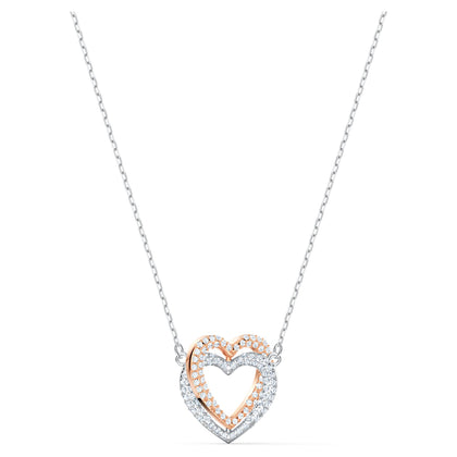 SWAROVSKI Infinity Entwined Heart Necklace - White #5518868