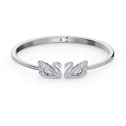 SWAROVSKI Dancing Swan bangle - White #5520713